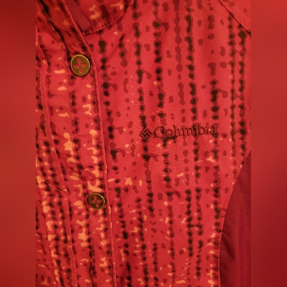 Columbia Jacket Omni Shield Pink HoodedJacket SpringCoat Youth Barbiecore Easter - Picture 3 of 12